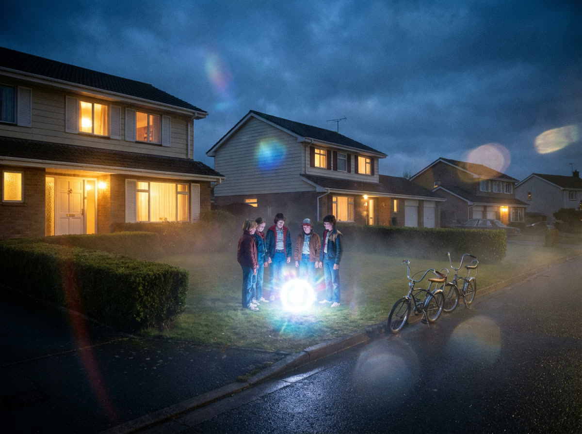 AI-generated ad graphic