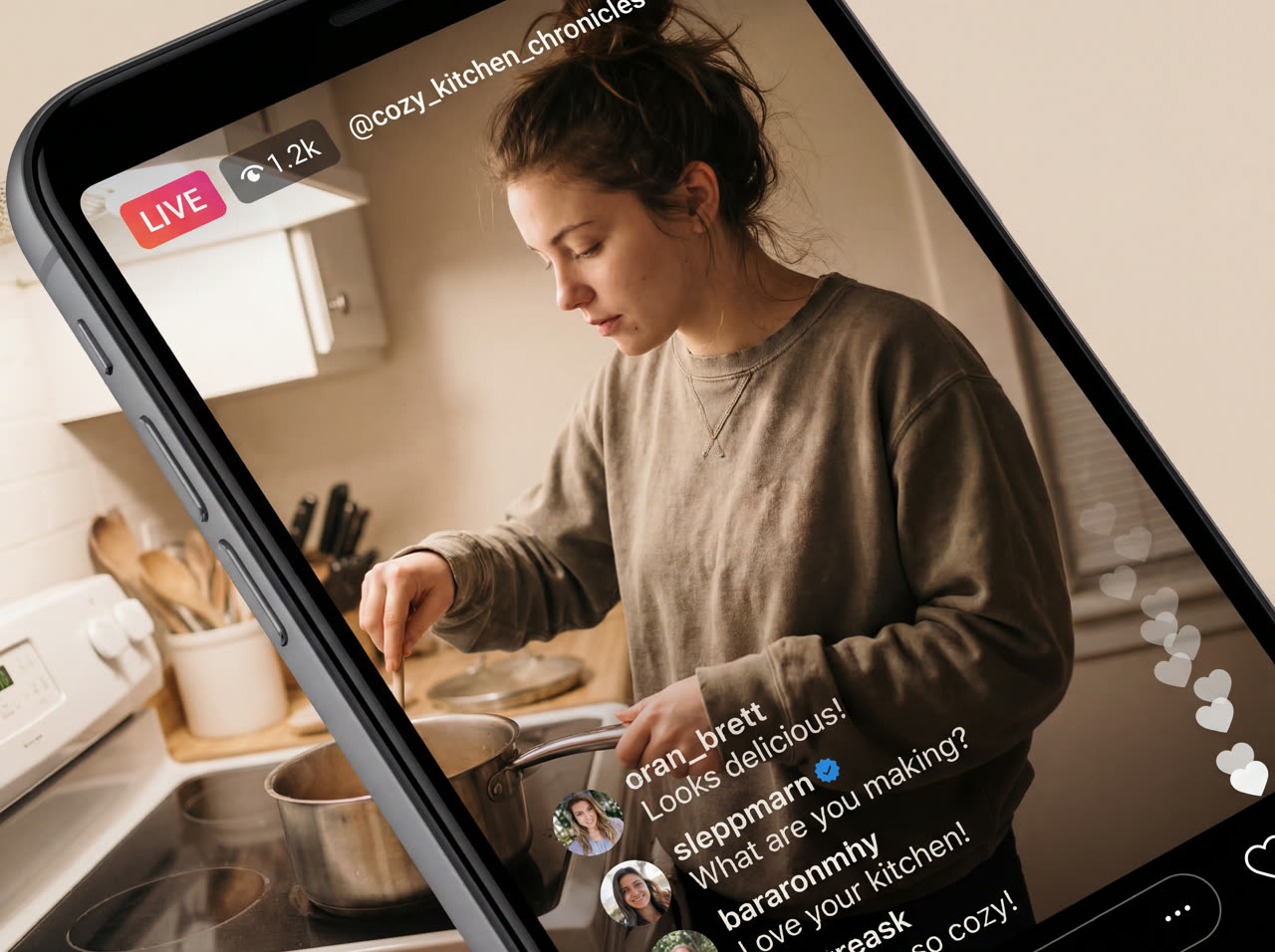 AI-generated ad graphic