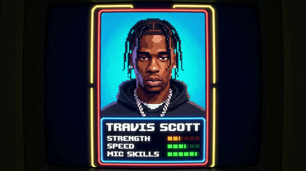 AI-generated ad graphic